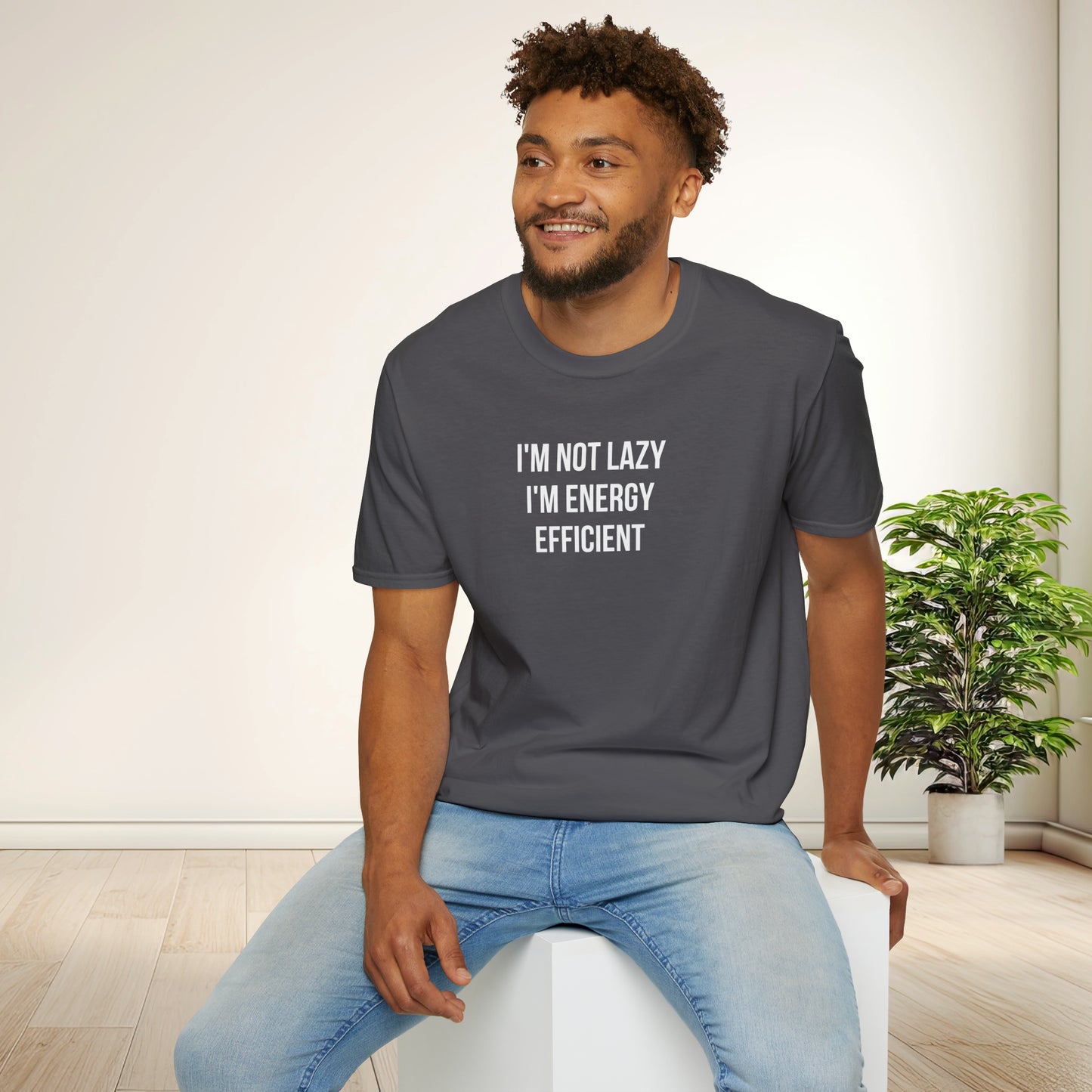 I'm not lazy T-shirt, Witty sayings Unisex Softstyle T-Shirt