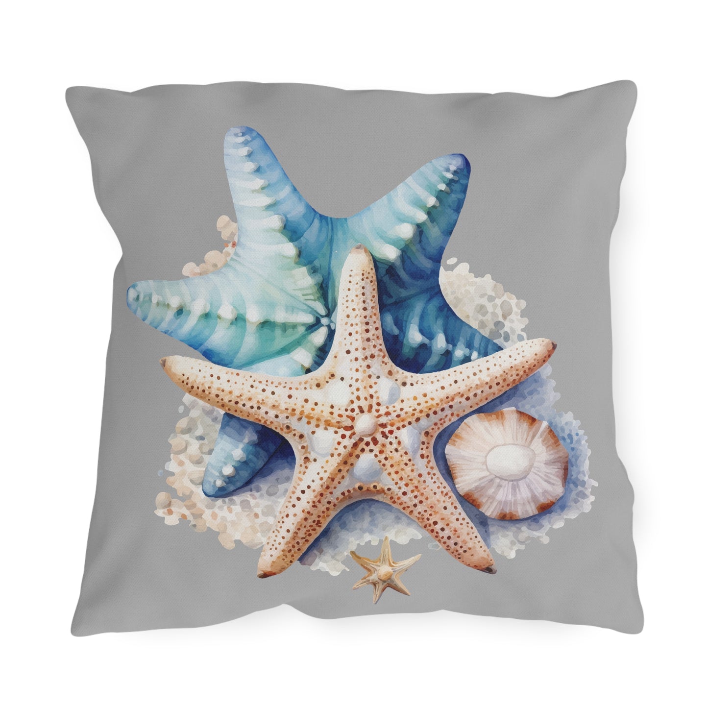 Starfish Outdoor Pillows, Patio Decor, Home decor, Housewarming Gift