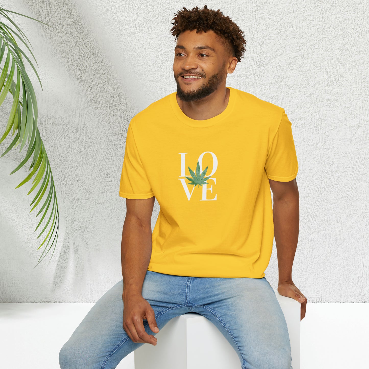 LOVE Cannabis T-Shirt Unisex Softstyle T-Shirt